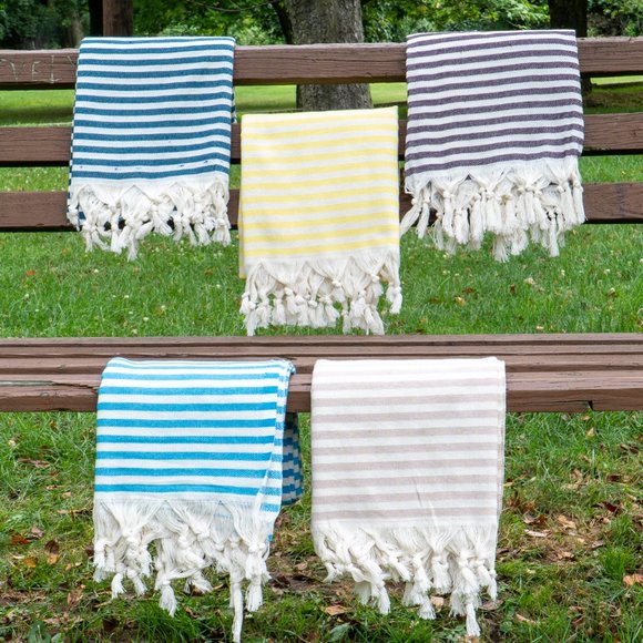 All Organic Cotton Turkish Peshtemal - Picture 8 of 9